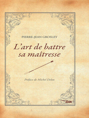 cover image of L'art de battre sa maîtresse